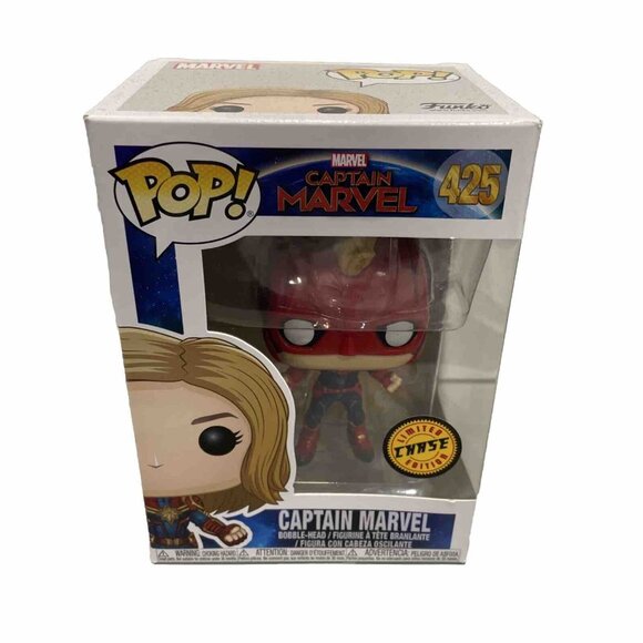 Funko Pop! Vinyl: Marvel - Captain Marvel(Masked) (Chase) - Picture 1 of 6